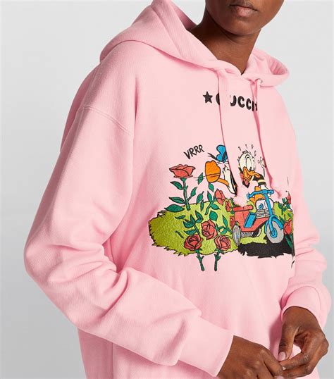 gucci donald duck hoodie|gucci mickey mouse hoodie.